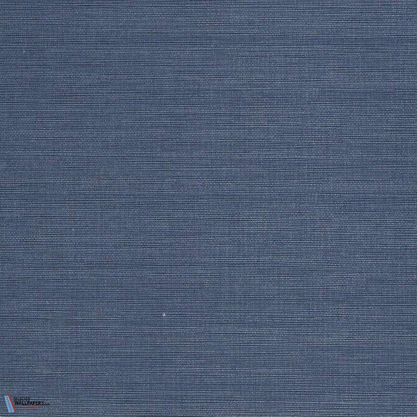 Vinyl Manila Hemp wallpaper in Navy by Phillip Jeffries