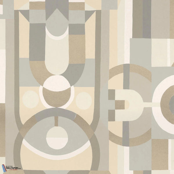 Vitrail-Casamance-wallpaper-Blanc/Sable-Roll-Selected Wallpapers