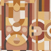 Vitrail-Casamance-wallpaper-Vanille/Terracotta-Roll-Selected Wallpapers