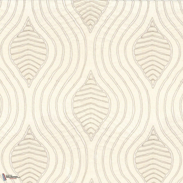 Volute stof-Casamance-Écru-Meter (M1)-Selected Wallpapers-Interiors