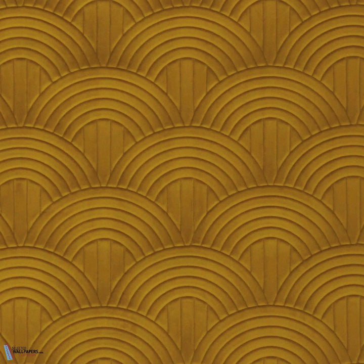 Volutis-Casamance-wallpaper-behang-Tapete-wallpaper-Moutarde-Meter (M1)-Selected Wallpapers