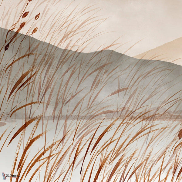 Warm Lake behang-Les Dominotiers-Selected Wallpapers-Interiors