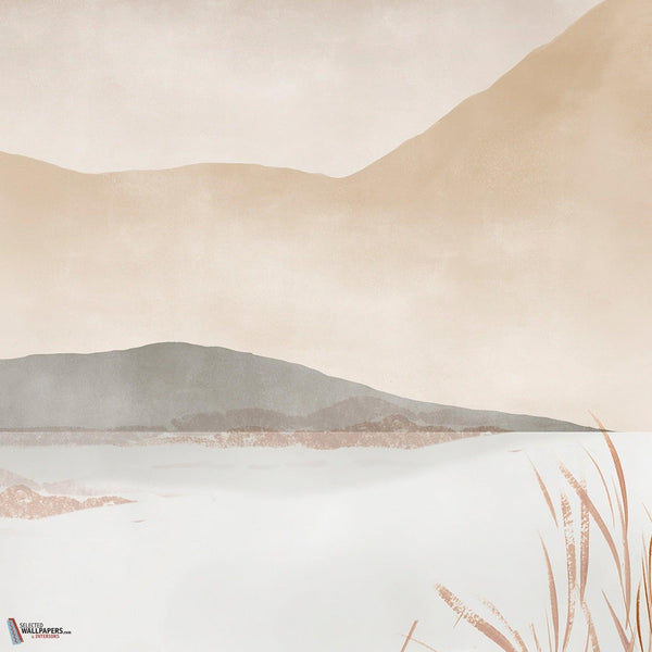 Warm Lake behang-Les Dominotiers-Selected Wallpapers-Interiors