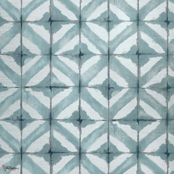 Water Blocks wallpaper-Thibaut-Mineral-Roll-Selected Wallpapers-Interiors