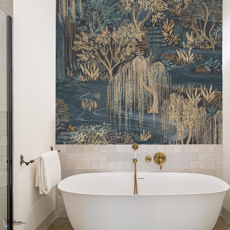 Water Garden wallpaper by Les Dominotiers