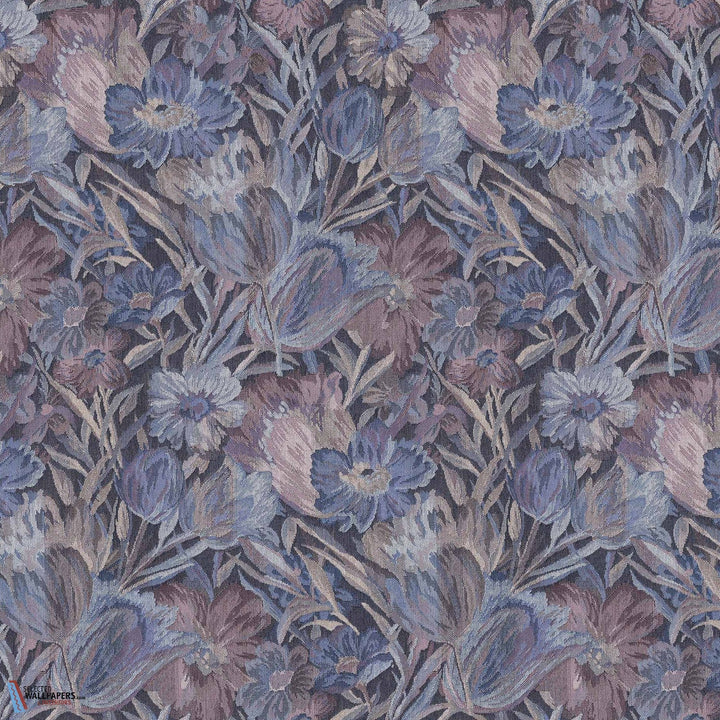 Weft Garden-Tecnografica-wallpaper-behang-Tapete-wallpaper-Violet-Fabric Vinyl-Selected Wallpapers