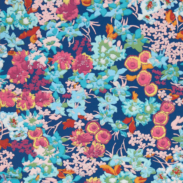 Wildflower Meadow-Behang-Harlequin-Lapis/Carnelian/Aquamarine-Rol-113050-Selected Wallpapers