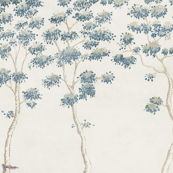 Wilhelm wallpaper-Sandberg-Blue-Mattic-M2-Selected Wallpapers-Interiors