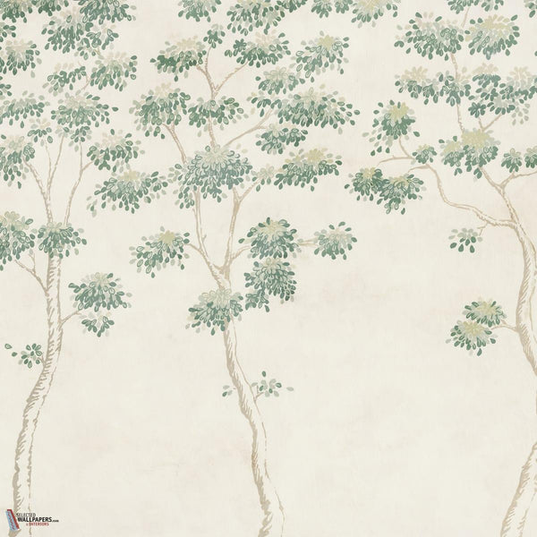 Wilhelm wallpaper-Sandberg-Green-Mattic-M2-Selected Wallpapers-Interiors