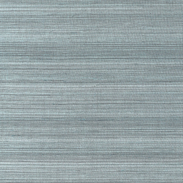 Windward Sisal-Thibaut-Stormy Blue-Roll-Selected-Wallpapers-Interiors