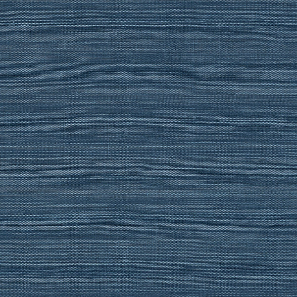 Windward Sisal-Thibaut-Navy-Roll-Selected-Wallpapers-Interiors