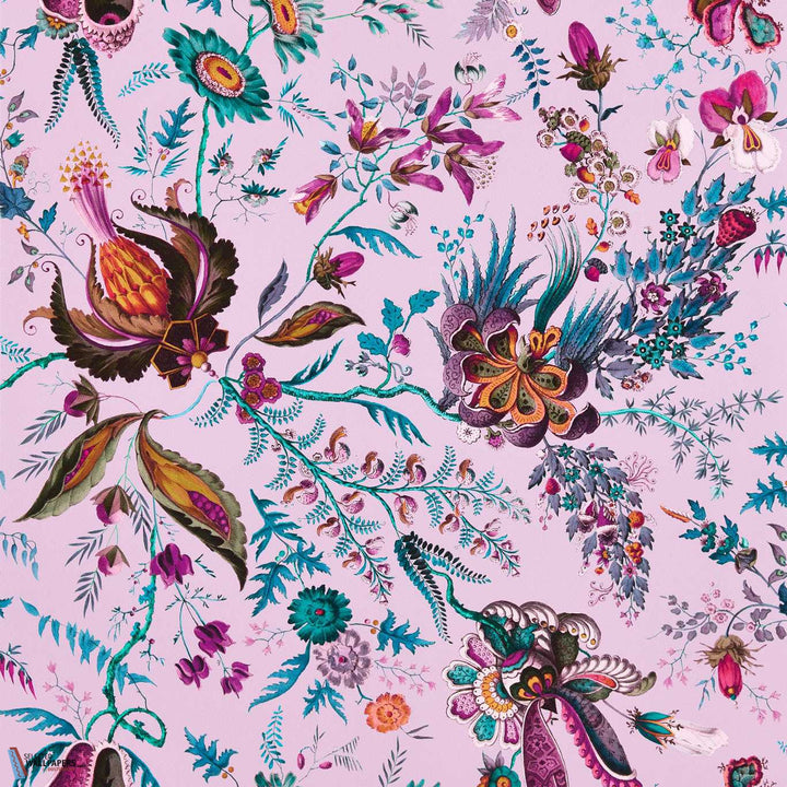 Wonderland Floral-Behang-Tapete-Harlequin-Amethyst/Lapis/Ruby-Rol-113066-Selected Wallpapers
