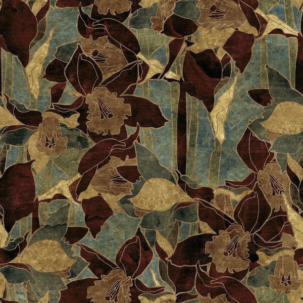 Wonderland-behang-Inkiostro Bianco-Gold-Gold Leaf-INKDPIJ2001-Selected Wallpapers
