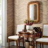 Wood Herringbone-Thibaut-Selected-Wallpapers-Interiors