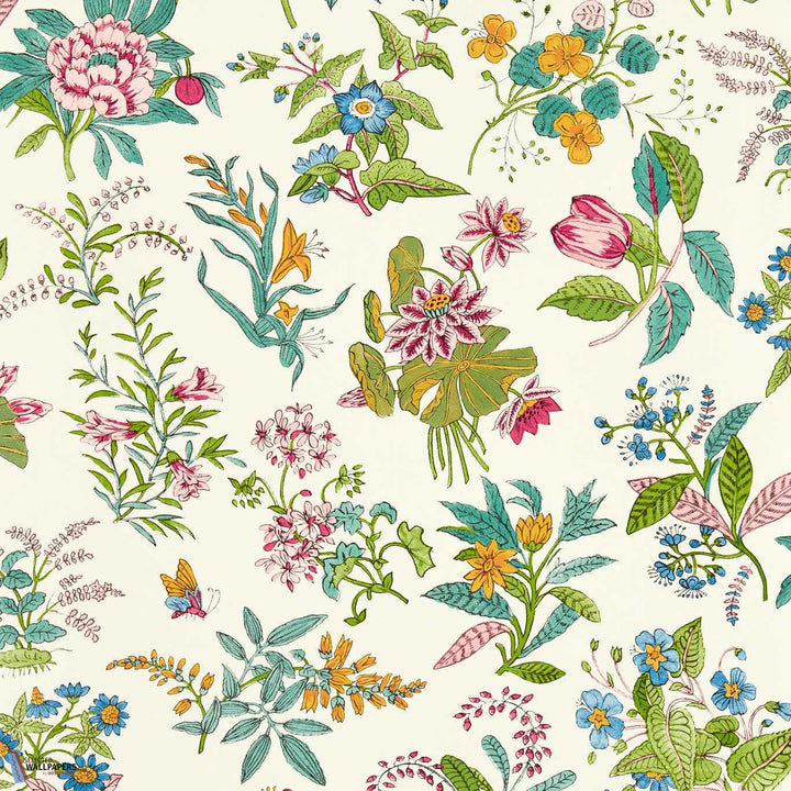 Woodland Floral-Behang-Tapete-Harlequin-Peridot/Ruby/Pearl-Rol-113057-Selected Wallpapers