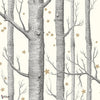 Woods & Stars behang-Cole & Son-Black & White-Rol-Selected Wallpapers-Interiors