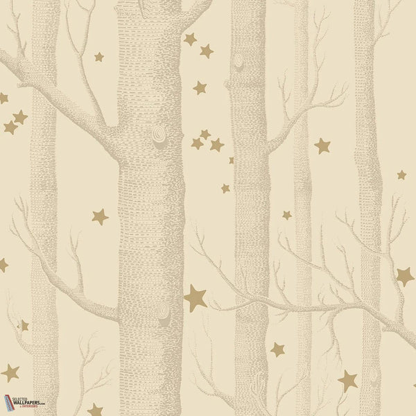 Woods & Stars behang-Cole & Son-Cream-Rol-Selected Wallpapers-Interiors