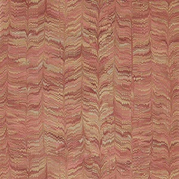 Jaipur Plain behang-Zoffany-Venetian red-Rol-Selected Wallpapers-Interiors