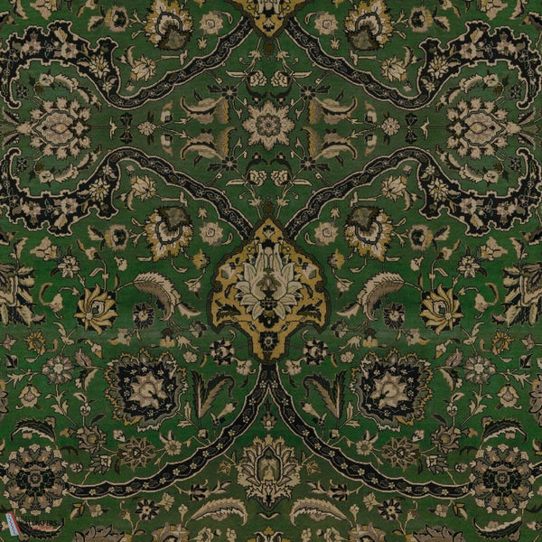 Zanjan wallpaper-House of Hackney-Green-200 cm-Selected-Wallpapers-Interiors