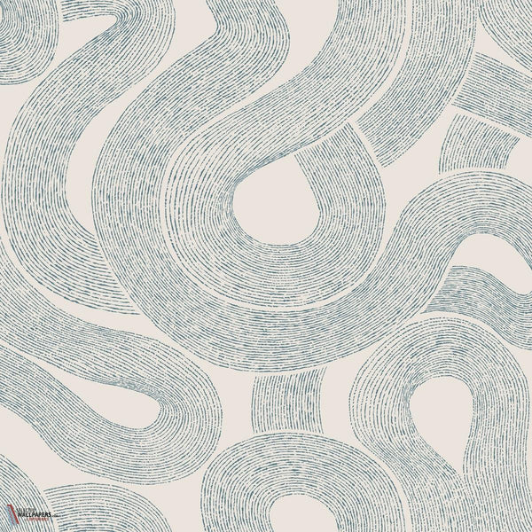 Zen wallpaper-Sandberg-Indigo Blue-Roll-Selected Wallpapers-Interiors