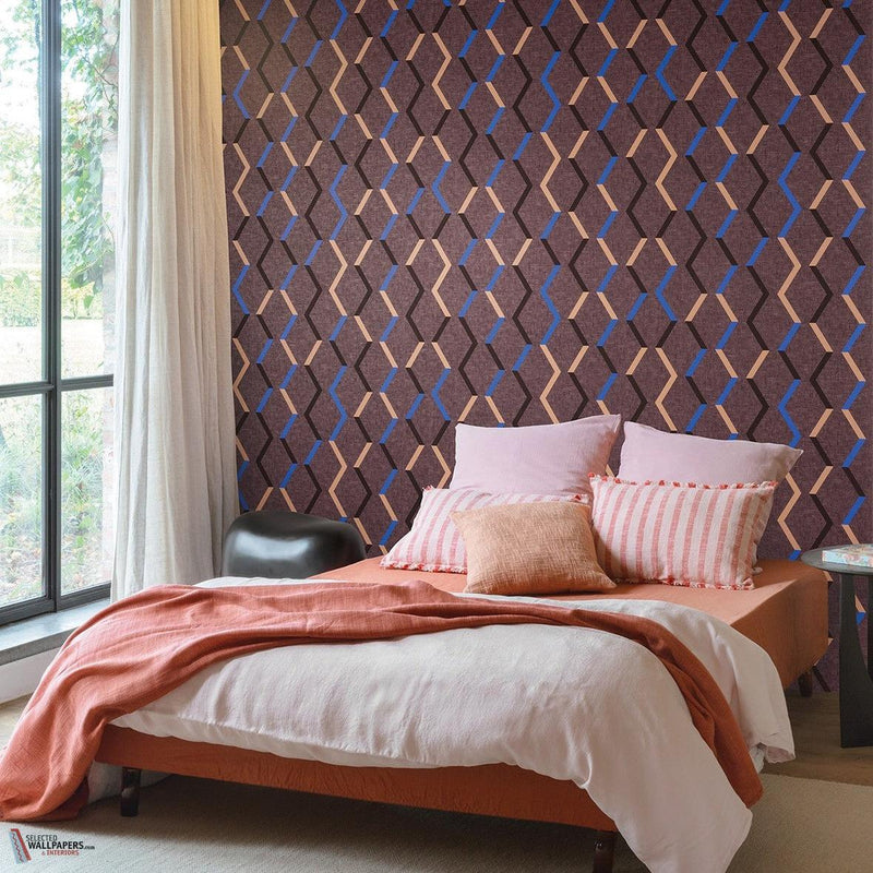 Zigzag papel pintado de Masureel