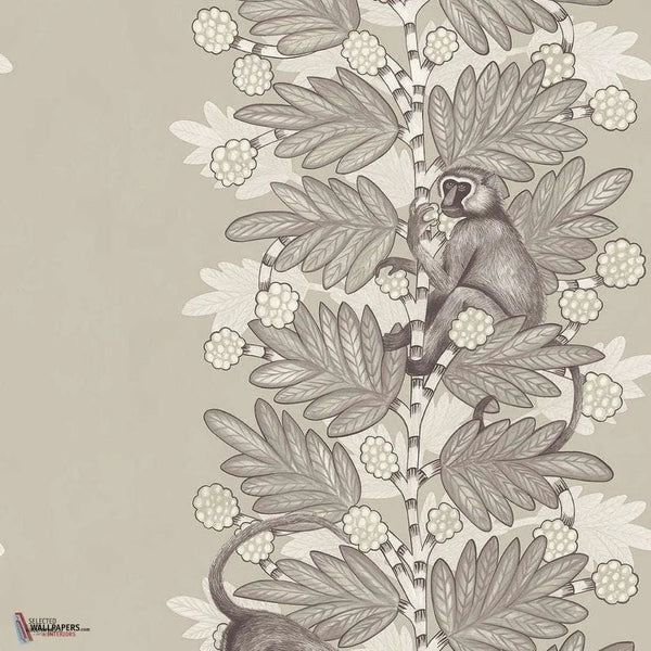 Acacia behang in Taupe & White van Cole & Son