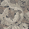 Acanthus wallpaper in Charcoal/Grey van Morris & Co