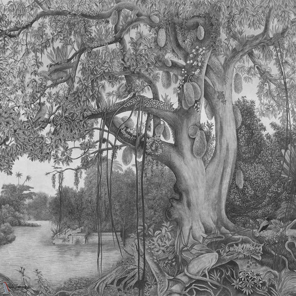 Amazonia wallpaper by Iksel — Grey Tones, detail