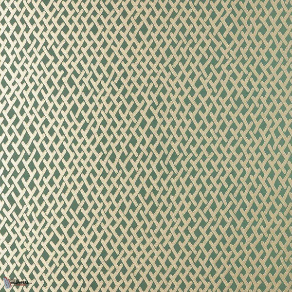 Amime behang in Green Smoke van Farrow & Ball