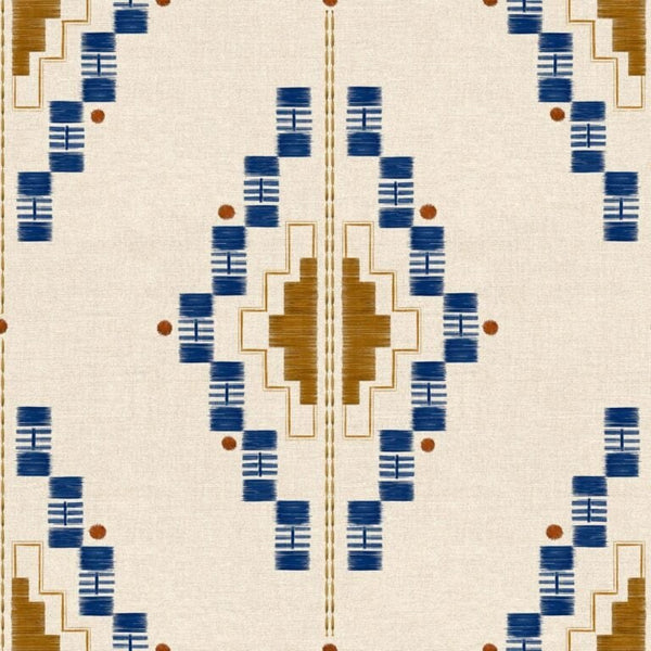 Andes wallpaper in Indigo by Coordonne