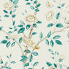 Andhara behang in Teal/Cream van Sanderson