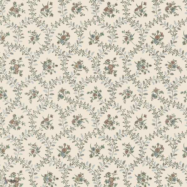 Juliette Trail behang in Brown van Anna French