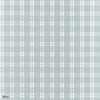 Payton Check behang in Spa Blue van Anna French