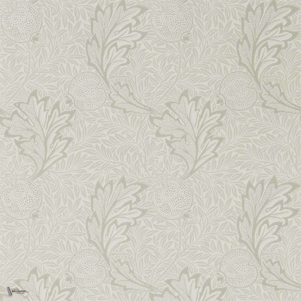 Apple wallpaper in Chalk Ivory van Morris & Co