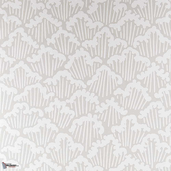 Aranami behang in Purbeck Stone van Farrow & Ball