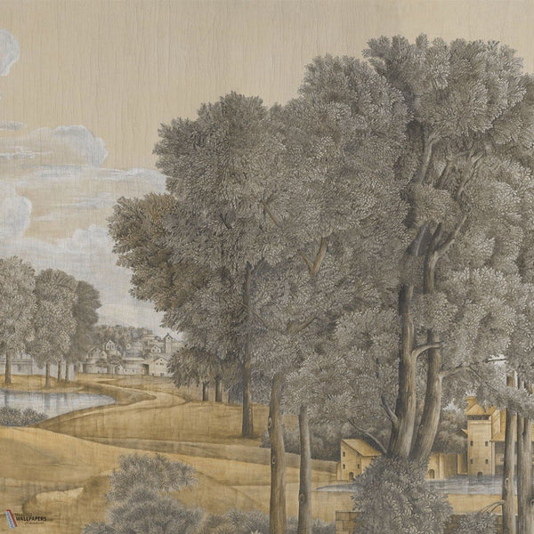 Arcadia behang van Iksel — Sepia Tones, detail