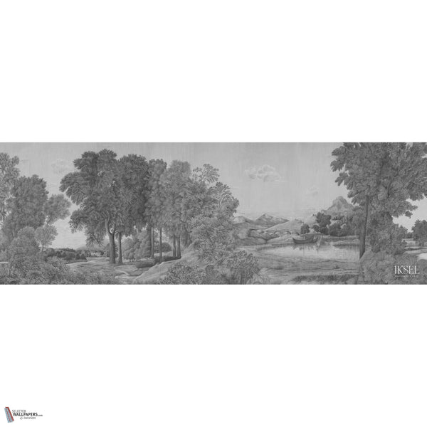 Arcadian Promenade wallpaper in Grey Tones by Iksel
