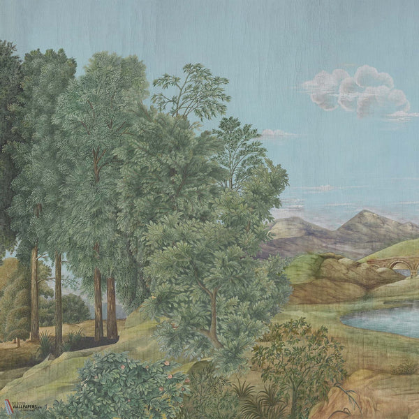 Arcadian Promenade wallpaper by Iksel — Multicolor, detail