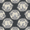 Ardmore Cameos behang in Soot & Snow van Cole & Son