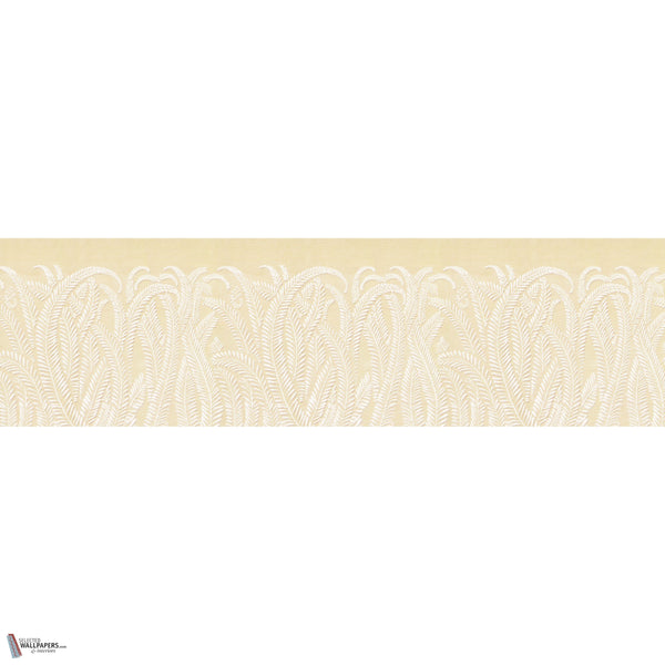 Art Deco Fern wallpaper in Chamois by Iksel