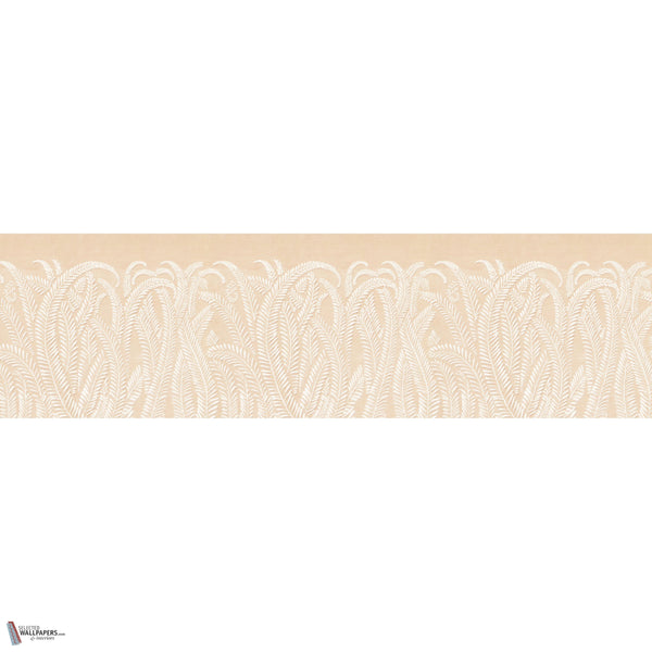 Art Deco Fern wallpaper in Peach by Iksel