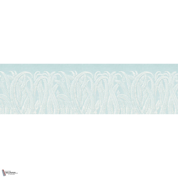Art Deco Fern wallpaper in SeaFoam by Iksel