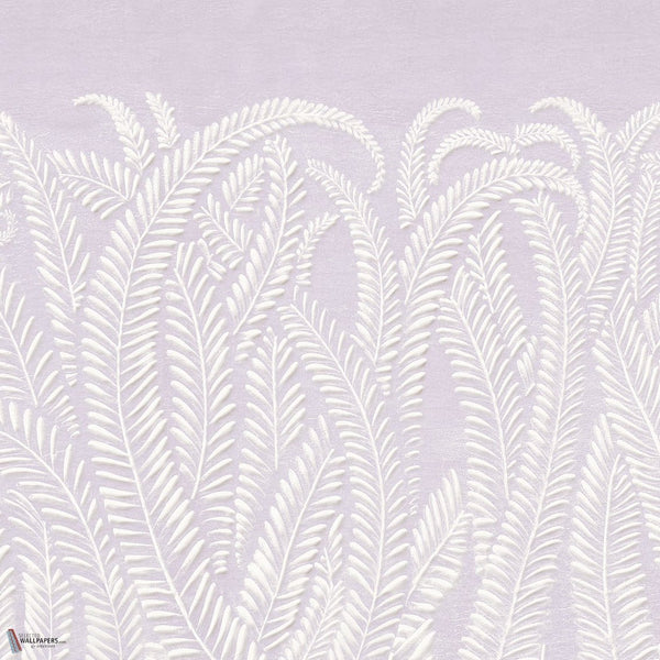Art Deco Fern wallpaper by Iksel — Amethyst, detail