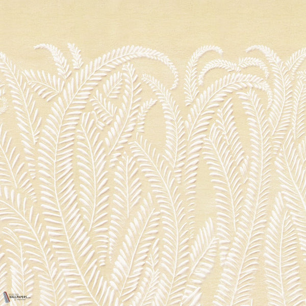 Art Deco Fern wallpaper by Iksel — Chamois, detail