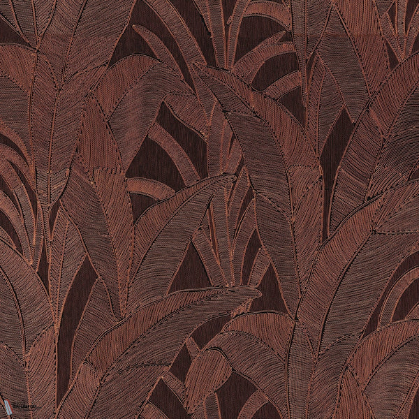 Aranya wallpaper in Chocolate by Arte
