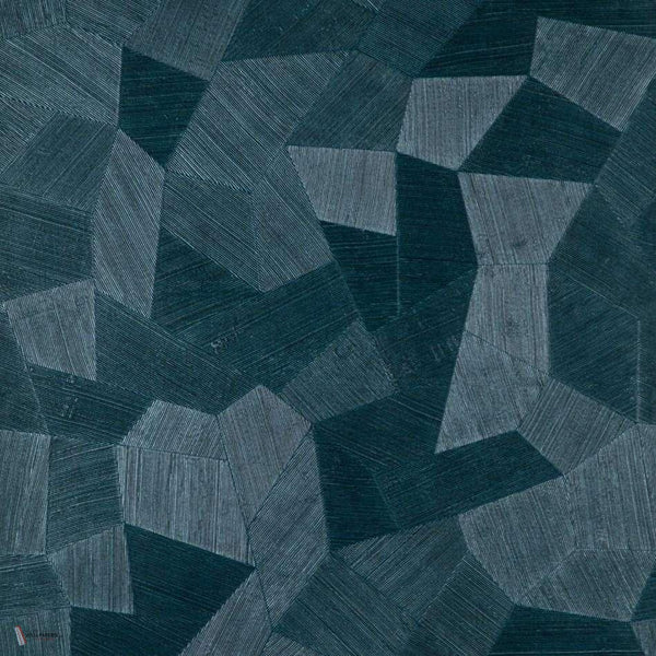 Facet behang in Deep Ocean van Arte