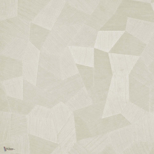 Facet behang in Milky White van Arte
