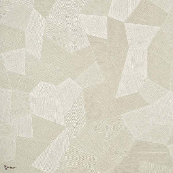 Facet behang in Off White van Arte
