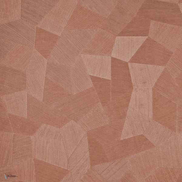 Facet behang in Vintage Blush van Arte