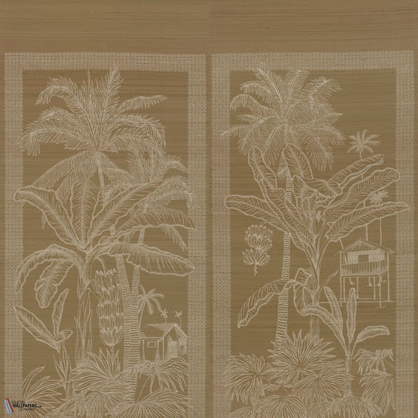 Nilaya behang in Basket Weave van Arte